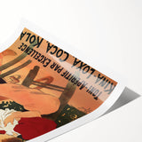 Vintage Lox Poster: Retro Liqueur Advertising Wall Art