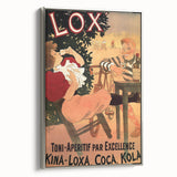 Vintage Lox Poster: Retro Liqueur Advertising Wall Art