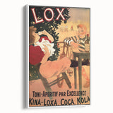 Vintage Lox Poster: Retro Liqueur Advertising Wall Art