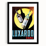 Vintage Luxardo Poster: Retro Liqueur Advertising Wall Art