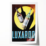Vintage Luxardo Poster: Retro Liqueur Advertising Wall Art