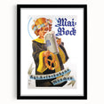 Vintage Mai-Bock Poster: Retro Beer Advertising Wall Art