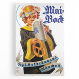 Vintage Mai-Bock Poster: Retro Beer Advertising Wall Art