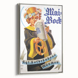 Vintage Mai-Bock Poster: Retro Beer Advertising Wall Art