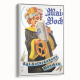 Vintage Mai-Bock Poster: Retro Beer Advertising Wall Art