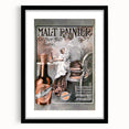 Vintage Malt Rainier Poster: Retro Advertising Wall Art