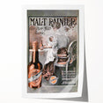 Vintage Malt Rainier Poster: Retro Advertising Wall Art