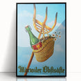 Vintage Märvoiler Obstsäfte Poster: Retro Beverage Advertising Art