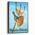 Vintage Märvoiler Obstsäfte Poster: Retro Beverage Advertising Art
