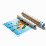 Vintage Märvoiler Obstsäfte Poster: Retro Beverage Advertising Art