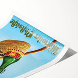 Vintage Märvoiler Obstsäfte Poster: Retro Beverage Advertising Art