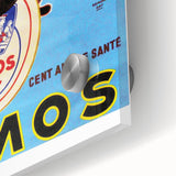 AMOS Pils Beer Poster: Retro King Advertising Wall Art