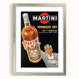 Vintage Martini Vermouth Poster: Retro Advertising Wall Art