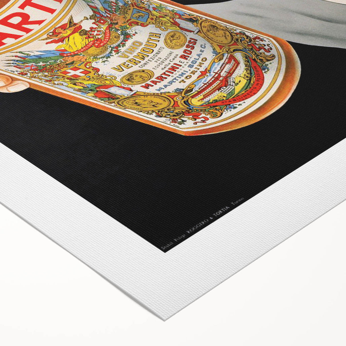 Vintage Martini Vermouth Poster: Retro Advertising Wall Art