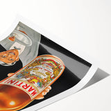 Vintage Martini Vermouth Poster: Retro Advertising Wall Art
