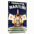 Vintage Martini Vermouth Poster: Retro Advertising Wall Art