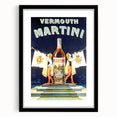 Vintage Martini Vermouth Poster: Retro Advertising Wall Art