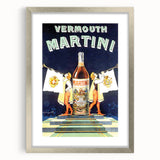 Vintage Martini Vermouth Poster: Retro Advertising Wall Art