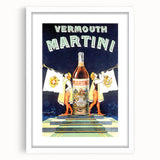 Vintage Martini Vermouth Poster: Retro Advertising Wall Art
