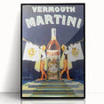 Vintage Martini Vermouth Poster: Retro Advertising Wall Art