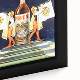 Vintage Martini Vermouth Poster: Retro Advertising Wall Art