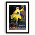 Vintage Champagne Massé Père & Fils Poster: Retro Advertising Art