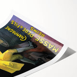 Vintage Champagne Massé Père & Fils Poster: Retro Advertising Art