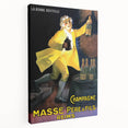 Vintage Champagne Massé Père & Fils Poster: Retro Advertising Art