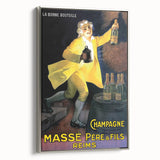 Vintage Champagne Massé Père & Fils Poster: Retro Advertising Art