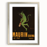 Vintage Maurin Quina Poster: Retro Liqueur Advertising Wall Art