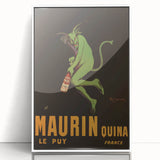 Vintage Maurin Quina Poster: Retro Liqueur Advertising Wall Art