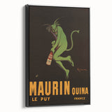 Vintage Maurin Quina Poster: Retro Liqueur Advertising Wall Art
