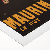 Vintage Maurin Quina Poster: Retro Liqueur Advertising Wall Art