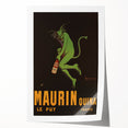 Vintage Maurin Quina Poster: Retro Liqueur Advertising Wall Art
