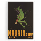 Vintage Maurin Quina Poster: Retro Liqueur Advertising Wall Art