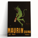 Vintage Maurin Quina Poster: Retro Liqueur Advertising Wall Art