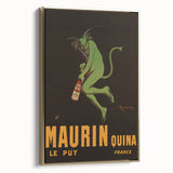 Vintage Maurin Quina Poster: Retro Liqueur Advertising Wall Art