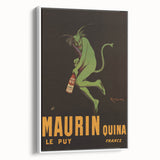 Vintage Maurin Quina Poster: Retro Liqueur Advertising Wall Art
