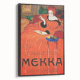 Vintage Mekka Cigarettes Poster: Retro Advertising Wall Art