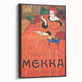 Vintage Mekka Cigarettes Poster: Retro Advertising Wall Art