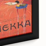 Vintage Mekka Cigarettes Poster: Retro Advertising Wall Art