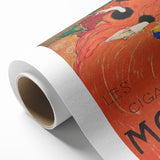 Vintage Mekka Cigarettes Poster: Retro Advertising Wall Art