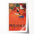 Vintage Mekka Cigarettes Poster: Retro Advertising Wall Art