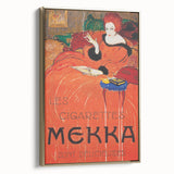 Vintage Mekka Cigarettes Poster: Retro Advertising Wall Art