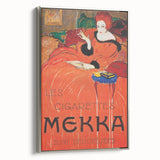 Vintage Mekka Cigarettes Poster: Retro Advertising Wall Art