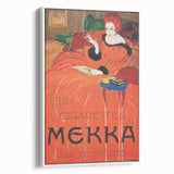 Vintage Mekka Cigarettes Poster: Retro Advertising Wall Art