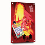 Classic Vintage MEM Perfume Advertising Poster - Retro Wall Art
