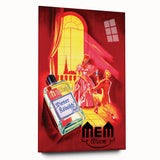 Classic Vintage MEM Perfume Advertising Poster - Retro Wall Art