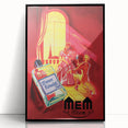 Classic Vintage MEM Perfume Advertising Poster - Retro Wall Art