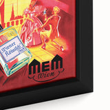 Classic Vintage MEM Perfume Advertising Poster - Retro Wall Art